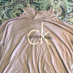 Calvin Klein hooded long sleeve top